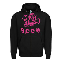 Black arcane league of legends jinx boom Zipper Hoodie - linhVisuals