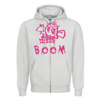 Dove Grey arcane league of legends jinx boom Zipper Hoodie - linhVisuals