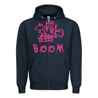 Navy arcane league of legends jinx boom Zipper Hoodie - linhVisuals