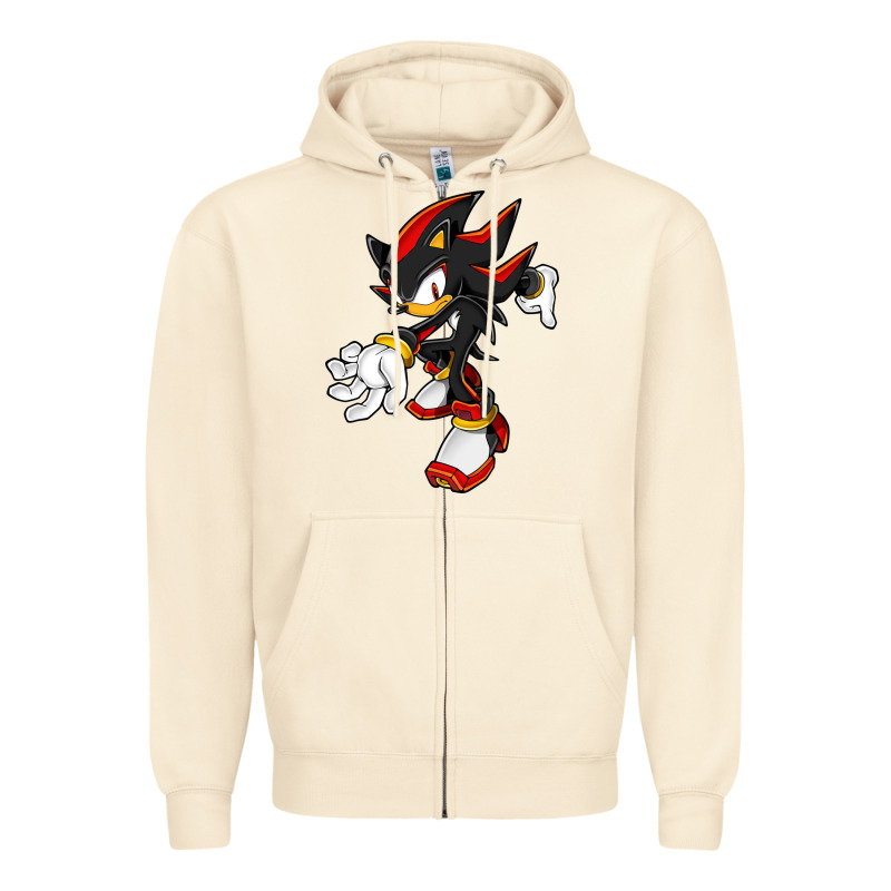 Shadow The Hedgehog Zipper Hoodie by linhVisuals | Teevron