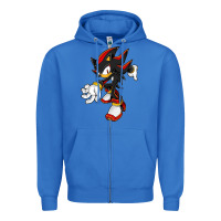 True Royal Shadow The Hedgehog Zipper Hoodie - linhVisuals