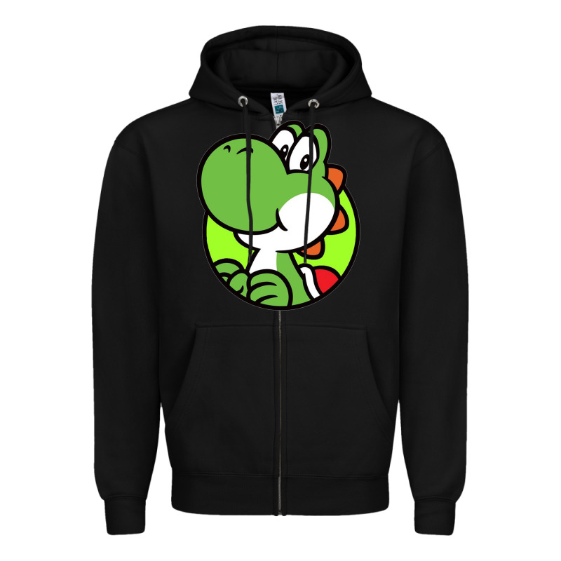 Yoshi Anime Zipper Hoodie by linhVisuals | Teevron