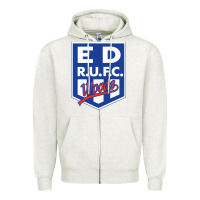 Oatmeal Heather eastwood rugby Zipper Hoodie - linhVisuals