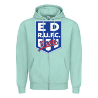 Seafoam eastwood rugby Zipper Hoodie - linhVisuals