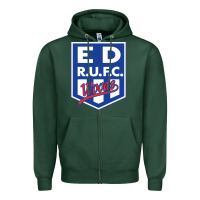 Sports Green eastwood rugby Zipper Hoodie - linhVisuals