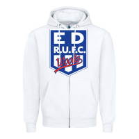 White eastwood rugby Zipper Hoodie - linhVisuals