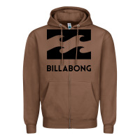 Chestnut billabong Zipper Hoodie - linhVisuals