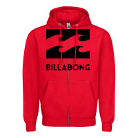 Red billabong Zipper Hoodie - linhVisuals