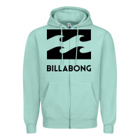 Seafoam billabong Zipper Hoodie - linhVisuals