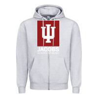 Heather Grey jacobs, school of music Zipper Hoodie - linhVisuals