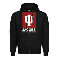 Black jacobs, school of music Zipper Hoodie - linhVisuals