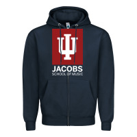 Navy jacobs, school of music Zipper Hoodie - linhVisuals