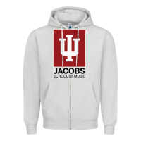 Dove Grey jacobs, school of music Zipper Hoodie - linhVisuals