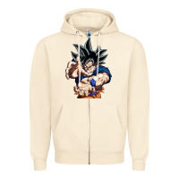 Goku Utra Instinct Zipper Hoodie | Teevron