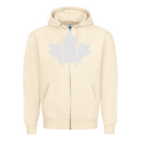 Sandshell canada maple Zipper Hoodie - linhVisuals