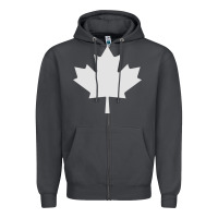 Canada Maple Zipper Hoodie | Teevron
