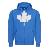 True Royal canada maple Zipper Hoodie - linhVisuals