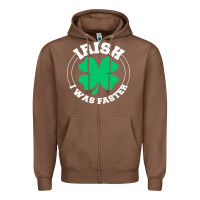 Chestnut irish i was faster Zipper Hoodie - linhVisuals