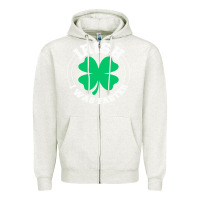 Oatmeal Heather irish i was faster Zipper Hoodie - linhVisuals