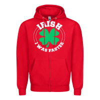 Red irish i was faster Zipper Hoodie - linhVisuals