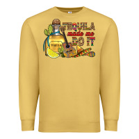Antique Gold tequila made me do it Premium Sweatshirt - RanaPortraitStore