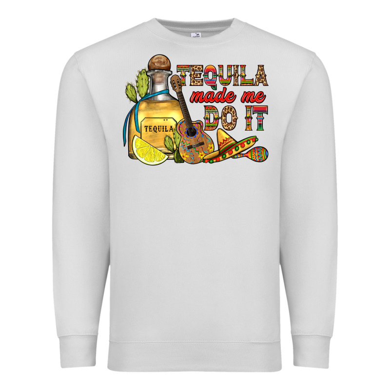 Tequila Made Me Do It Premium Sweatshirt by RanaPortraitStore | Teevron