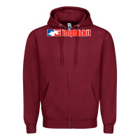 Burgundy lover-limp-bizkit-fans Zipper Hoodie - linhVisuals