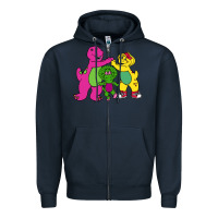 Navy barney legendary Zipper Hoodie - linhVisuals