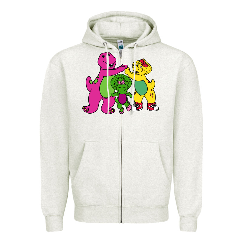 Barney Legendary Zipper Hoodie by linhVisuals | Teevron