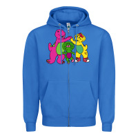True Royal barney legendary Zipper Hoodie - linhVisuals