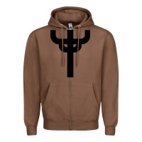 Chestnut red-judas-priest cross Zipper Hoodie - linhVisuals