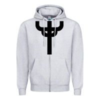 Red-judas-priest Cross Zipper Hoodie | Teevron