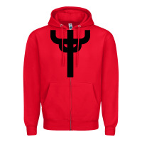 Red red-judas-priest cross Zipper Hoodie - linhVisuals