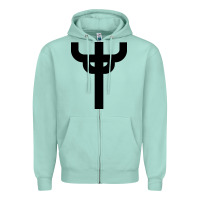 Seafoam red-judas-priest cross Zipper Hoodie - linhVisuals