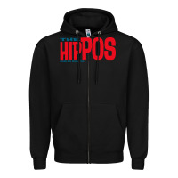 Black the hippos - heads are gonna roll Zipper Hoodie - linhVisuals