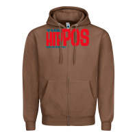Chestnut the hippos - heads are gonna roll Zipper Hoodie - linhVisuals