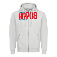 Dove Grey the hippos - heads are gonna roll Zipper Hoodie - linhVisuals