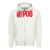 Oatmeal Heather the hippos - heads are gonna roll Zipper Hoodie - linhVisuals