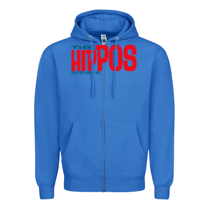 The Hippos - Heads Are Gonna Roll Zipper Hoodie by linhVisuals | Teevron