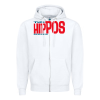 White the hippos - heads are gonna roll Zipper Hoodie - linhVisuals