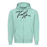 Seafoam Kendrick lamar sign black Zipper Hoodie - linhVisuals