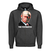 Charcoal Heather official the putinator Zipper Hoodie - linhVisuals