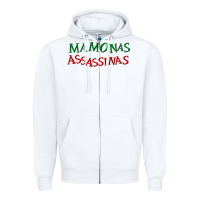 White the-mamonas-assassinas mamonas assassinas Zipper Hoodie - linhVisuals