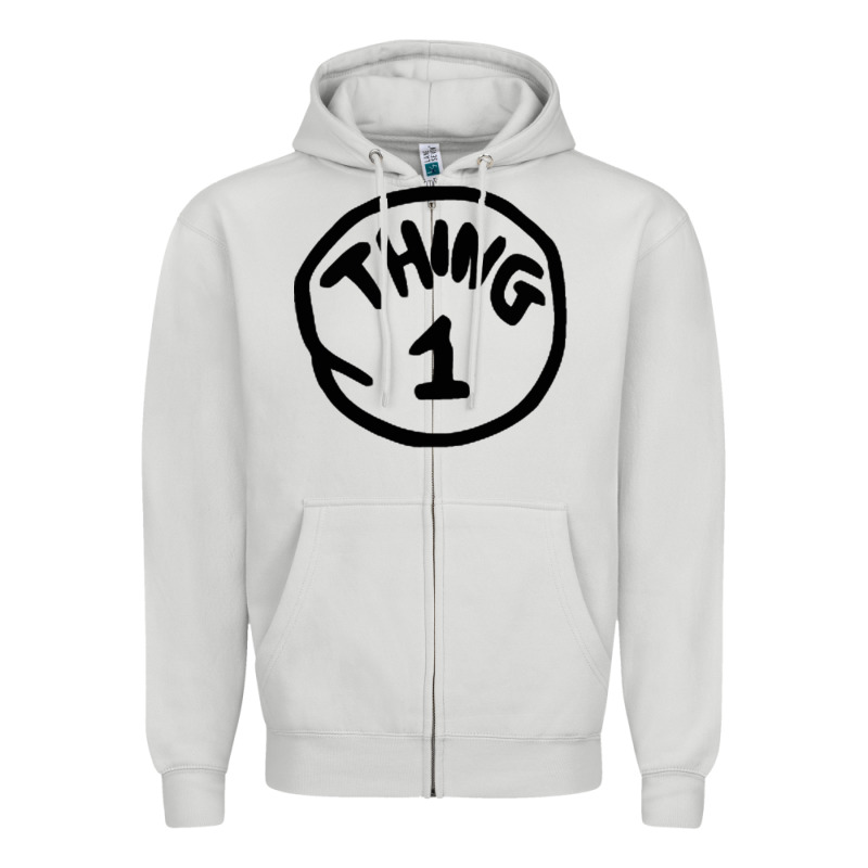 Thing 1 Thing 2 Buddies Lover Zipper Hoodie by linhVisuals | Teevron