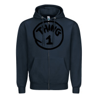 Navy thing 1 thing 2 buddies lover Zipper Hoodie - linhVisuals