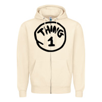 Sandshell thing 1 thing 2 buddies lover Zipper Hoodie - linhVisuals