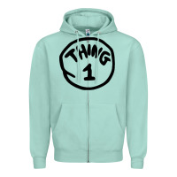 Seafoam thing 1 thing 2 buddies lover Zipper Hoodie - linhVisuals
