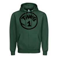 Sports Green thing 1 thing 2 buddies lover Zipper Hoodie - linhVisuals