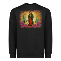 Black western our lady of Guadalupe Heavyweight Sweatshirt - JahusDesignShop