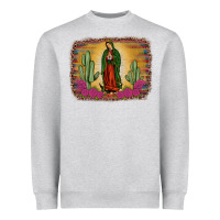 Western Our Lady Of Guadalupe Heavyweight Sweatshirt | Teevron
